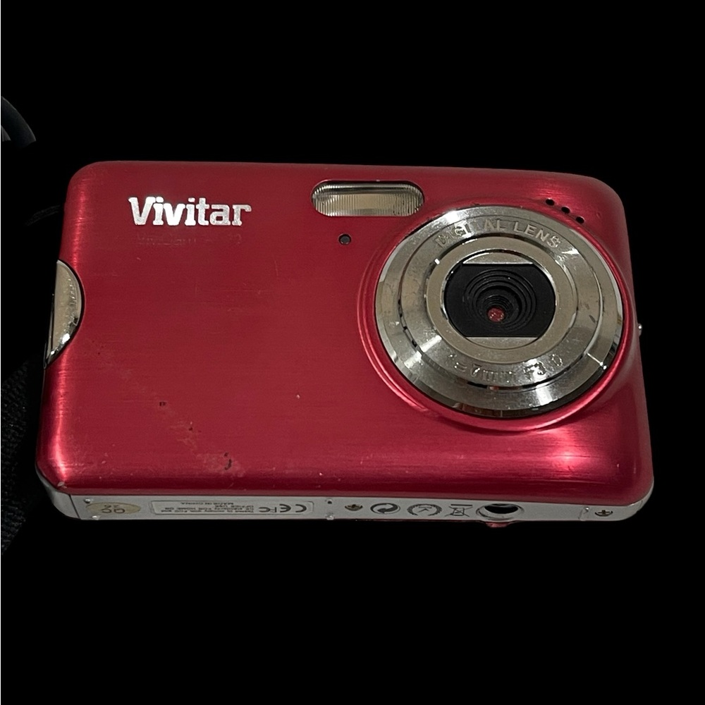 Vivitar 12.0 MP Red Digital Camera with Strap